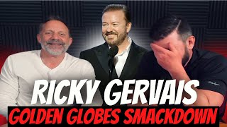 2020 GOLDEN GLOBES MONOLOGUE  Ricky Gervais  REACTION [upl. by Aem]