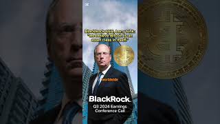 BlackRock CEO Larry Fink quotwe believe Bitcoin is an asset class in itselfquot [upl. by Ahsinnod]