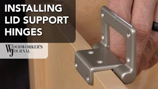 How to Install Lid Supporting Torsion Hinges [upl. by Einnaj]