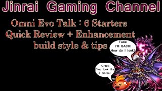 Brave Frontier Omni Talk 6 Starters Omni Quick Review amp Enhancement Build Tips [upl. by Schmitt]