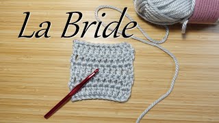 Comment faire une bride au crochet [upl. by Juta]