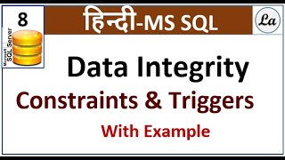 Data Integrity in DBMS  Entity Integrity  Domain Integrity  Referential Integrity Hindi [upl. by Ramoh]