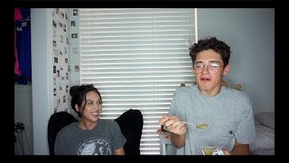 DISGUSTING BABY FOOD CHALLENGE feat My Sister [upl. by Neelhsa]