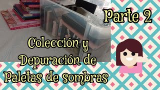 ✨ Colección y Depuración de Paletas de Sombras💕Parte 2 [upl. by Galan621]