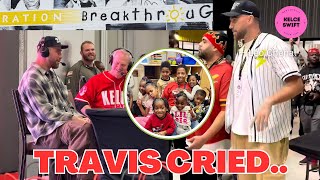 Travis Kelce MOVED To TEARS While Sharing Impact Of His Foundation On Kids [upl. by Ronn]