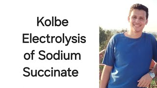 Kolbe Electrolysis of Sodium Succinate for preparation of alkene [upl. by Ytak524]