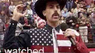 Borat Sings The National Anthem [upl. by Konyn69]