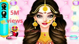 Doll Amma to marry Andi Makeup SalonINDIAN WEDDING MAKEUP GAME FOR All Barbie doll game for all [upl. by Sherrie]