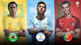 Best Players At Every Team In World Cup 2018 ⚽ Key Players ⚽ Footchampion [upl. by Anawaj]