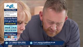 MyPillow UK Teleshopping Informercial FULL  ITV 2 AIRING [upl. by Assirrac]