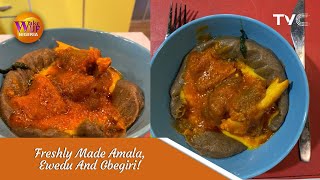 WOW😍 Chef Ibitayo Prepares Abula Amala Gbegiri amp Ewedu [upl. by Lubin]