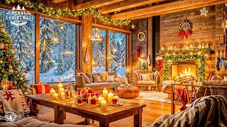 BEAUTIFUL CHRISTMAS MUSIC 2025 Christmas Living Room Fireplace 🔥 Relaxing Fireplace Atmosphere 🎄 [upl. by Oicam705]