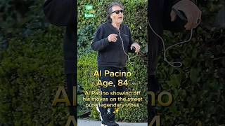 Al Pacino showing off his moves on the street – pure legendary vibes🕺✨ alpacino hollywood [upl. by Llehcor]