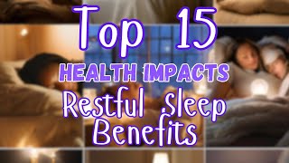 Top 15 Ways Of Unlocking the Power of Quality Sleep [upl. by Nreval]