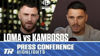 Loma vs Kambosos Kickoff Press Conference Highlights  SAT MAY 11 on ESPN [upl. by Sivehc498]