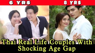 Top 5 Thai Real Life Couples With Shocking Age Gap  PonBua  Naya  Praomook  Thai Drama [upl. by Ariel]