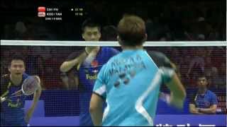 Qtr Finals  China CaiFu vs Malaysia KooTan  Thomas Cup 2012 [upl. by Acinoda]