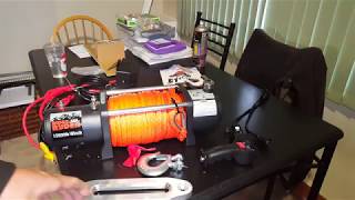 RIDGE RYDER ELECTRIC WINCH 12000LB 12V Unboxing [upl. by Nele549]