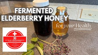 Honey Fermented Elderberries 30daysofprepardness [upl. by Nolyaw535]