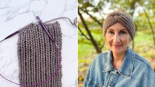 How To Knit A Headband [upl. by Aronaele]