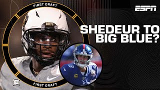 Should the Giants prioritize drafting Shedeur Sanders after Daniel Jones benching  First Draft🏈 [upl. by Gillman]