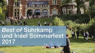 »Best of« Suhrkamp und Insel Sommerfest 2017 [upl. by Irisa718]