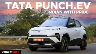 Tata Punch EV  Perfect First EV  First Drive  PowerDrive [upl. by Novyak]