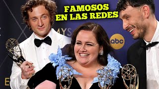 Famosos en las redes Los entretelones de los Emmy 2024 [upl. by Ahsinehs176]