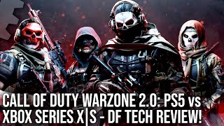 Call of Duty Warzone 20  PS5 vs Xbox Series XS  The DF Tech Review [upl. by Lledrev]