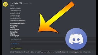 Discord สอนใส่สีข้อความ Markdown text in Discord [upl. by Gonsalve8]