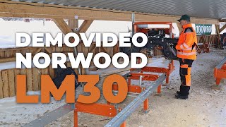 Demovideo Norwood LumberMate LM30  Skogma [upl. by Latsirhc529]