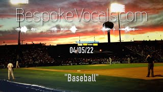 April 5  “Baseball” Poem by John Updike  read by Kirk LawrenceHoward [upl. by Georgy]