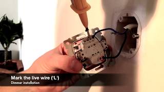 Dimmer installation FIBARO SYSTEM [upl. by Eul739]