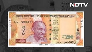 Its Official Bright Yellow Rs 200 Notes From Tomorrow [upl. by Oirottiv]