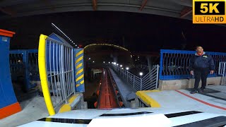 Steel Force POV 5K 60fps Nighttime Morgan Hyper Coaster Dorney Park Allentown PA [upl. by Erich]