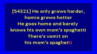 Eminem  Moms Spaghetti karaoke [upl. by Carita44]