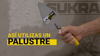 Así de fácil utilizas un palustre en tus proyectos 🧱 [upl. by Tristram]