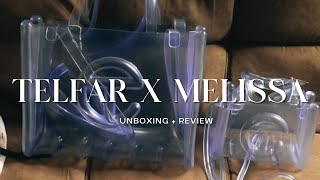 Telfar x Melissa Jelly Bag Review Unboxing  What Fits Inside [upl. by Adnesor631]