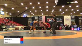 2018 Marine Corps US OpenUWW Junior Freestyle 70 Quarters  Brady Berge NLWC Vs Brayton Lee R [upl. by Amador]