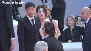 Han So Hee 한소희  quotHorizonquot red carpet at Cannes Film Festival  19052024 [upl. by Rehtae]