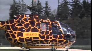 MBB Bo 105 TEST FLIGHT Noise Reduction system [upl. by Ateuqahs]