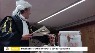 Presentati i candidati per la maschera del 55° Re Teodorico [upl. by Ainez712]