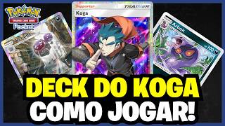 Guia Pokémon TCG Pocket  Como jogar de KOGA com WEEZING e ARBOK [upl. by Tal]