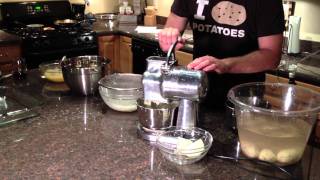 Electric Potato Grater for Kugelis potato pancakes latkes potato dumplings [upl. by Devlin]