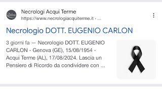 Morte per malore improvviso del medico Eugenio CARLON [upl. by Eibloc]