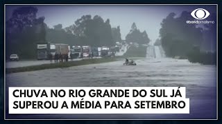 Barragem rompe e arrasta viatura da PRF no RS  Bora Brasil [upl. by Aerdnas]