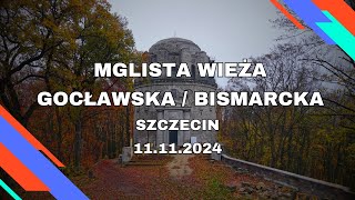 Wieża Gocławska Bismarcka we mgle  SZCZECIN 11112024 [upl. by Collayer531]