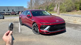 2024 Hyundai Sonata SEL FWD Start Up Test Drive Walkaround POV and Review [upl. by Okika530]