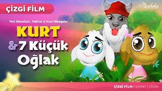 Adisebaba Çizgi Film Masallar  Kurt ve 7 Küçük Oğlak [upl. by Schick]