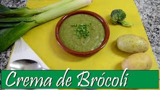 Crema de Brocoli Las Recetas del Hortelano [upl. by Leinahtam]